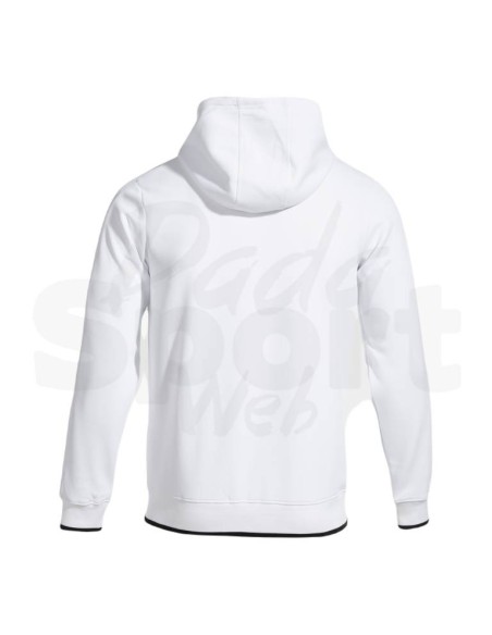 JOMA OLIMPIADA FELPA CON CAPPUCCIO BIANCO NERO