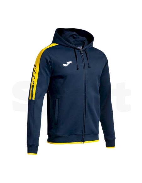 JOMA OLIMPIADA FELPA CON CAPPUCCIO BLU GIALLO