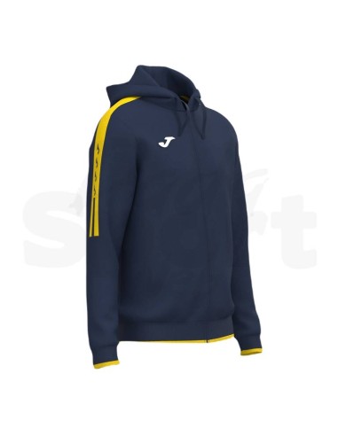 JOMA OLIMPIADA FELPA CON CAPPUCCIO BLU GIALLO