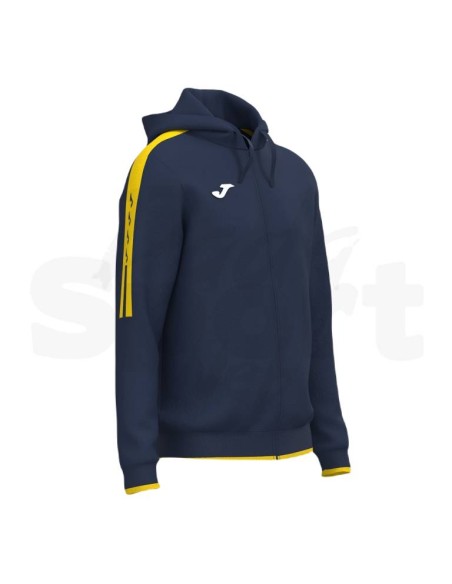 JOMA OLIMPIADA FELPA CON CAPPUCCIO BLU GIALLO
