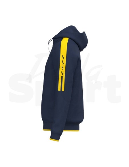 JOMA OLIMPIADA FELPA CON CAPPUCCIO BLU GIALLO