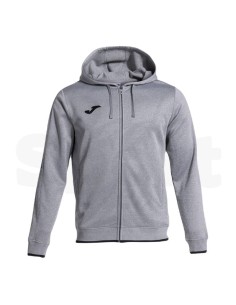 JOMA OLIMPIADA FELPA CON CAPPUCCIO GRIGIO MELANGE NERO 2