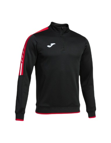JOMA FELPA ALLENAMENTO OLIMPIADA  NERO ROSSO