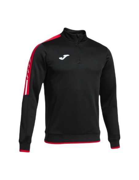 JOMA FELPA ALLENAMENTO OLIMPIADA  NERO ROSSO