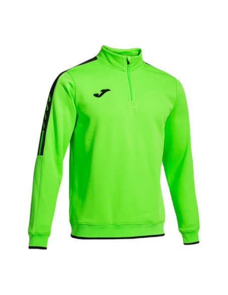JOMA FELPA ALLENAMENTO OLIMPIADA  VERDE FLUO NERO
