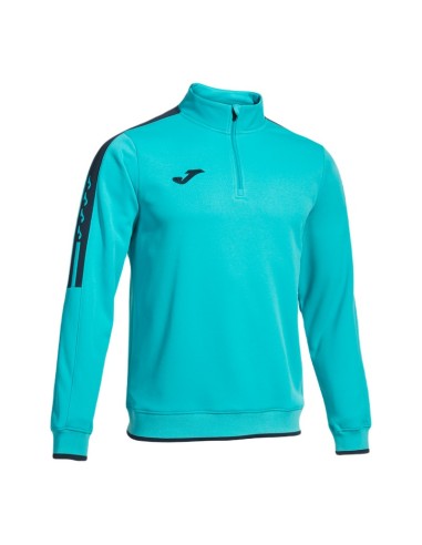 JOMA FELPA ALLENAMENTO OLIMPIADA TURCHESE FLUO NERO