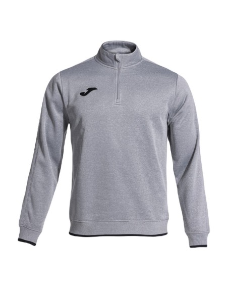 JOMA FELPA ALLENAMENTO OLIMPIADA GRIGIO MELANGE NERO