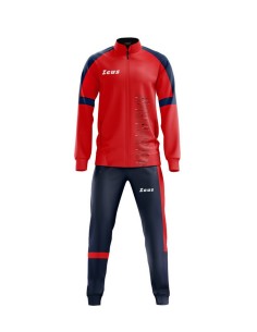 TUTA GLITCH ZEUS ROSSO BLU