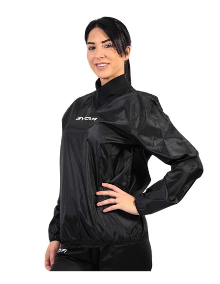 RAIN JACKET COLLO COSTINA NERO