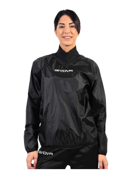 RAIN JACKET COLLO COSTINA NERO