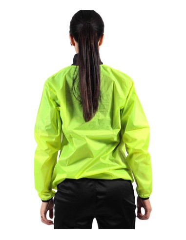 RAIN JACKET COLLO COSTINA GIALLO FLUO