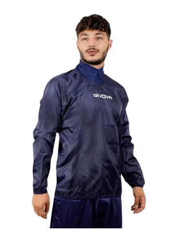RAIN JACKET COLLO COSTINA BLU