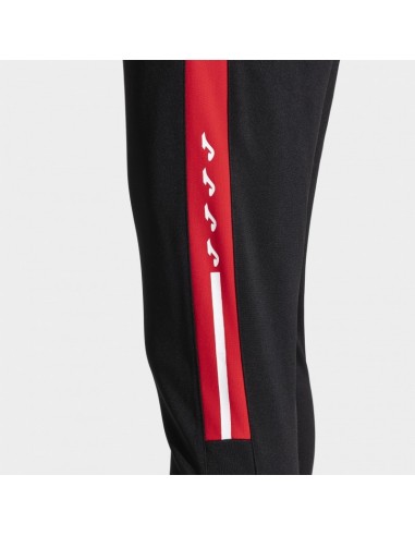 JOMA OLIMPIADA PANTALONI LUNGHI NERO ROSSO