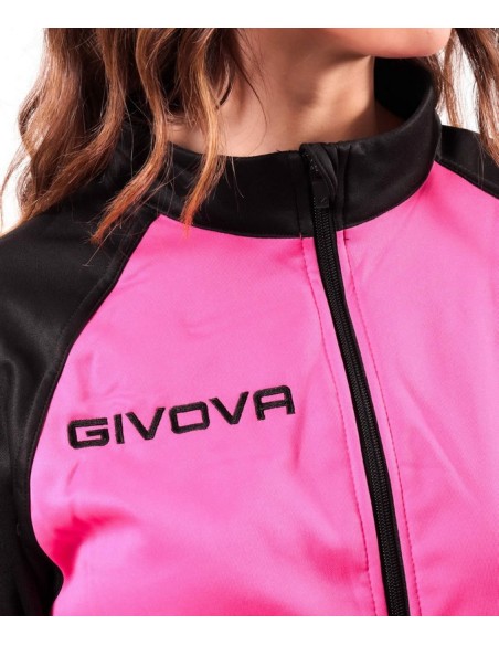 Tuta Cuba Givova Fuxia Nero Completo Sportivo Unisex