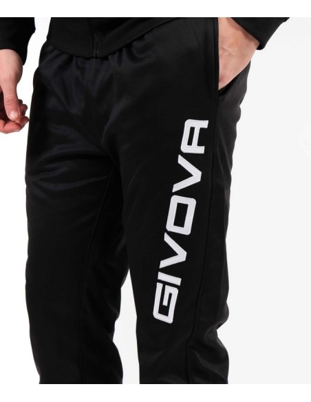 Tuta Cuba Givova Verde Militare Nero Completo Sportivo Unisex