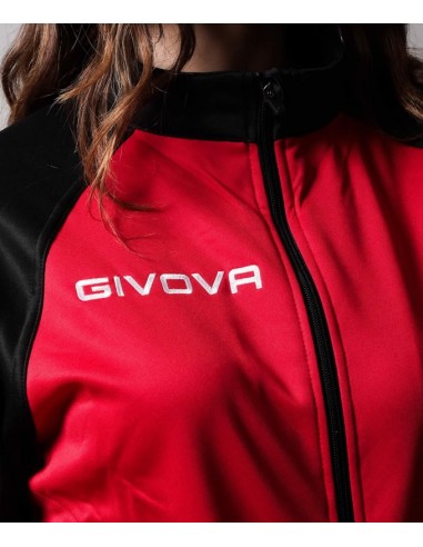 Tuta Cuba Givova Rosso Nero Completo Sportivo...