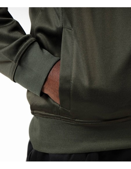 GIVOVA TUTA SORRENTO CON CAPPUCCIO VERDE MILITARE NERO