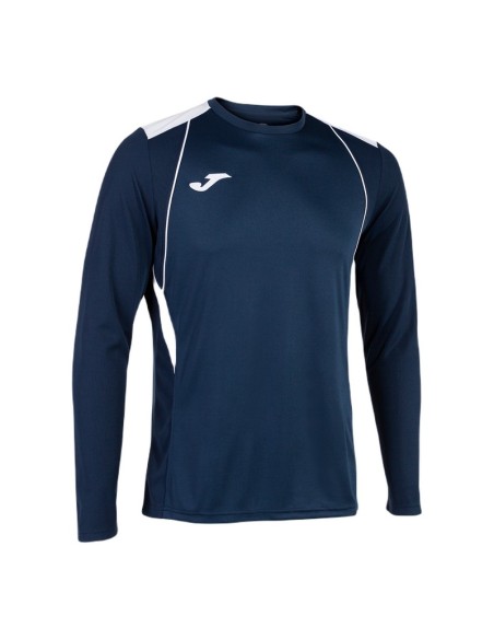 JOMA MAGLIA MANICA LUNGA CHAMPIONSHIP VII  BLU BIANCO