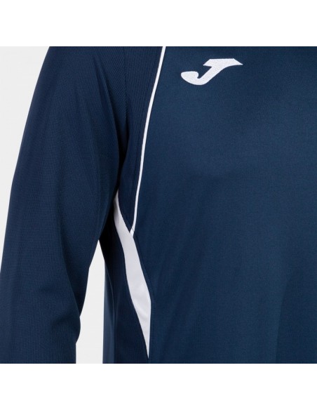 JOMA MAGLIA MANICA LUNGA CHAMPIONSHIP VII  BLU BIANCO
