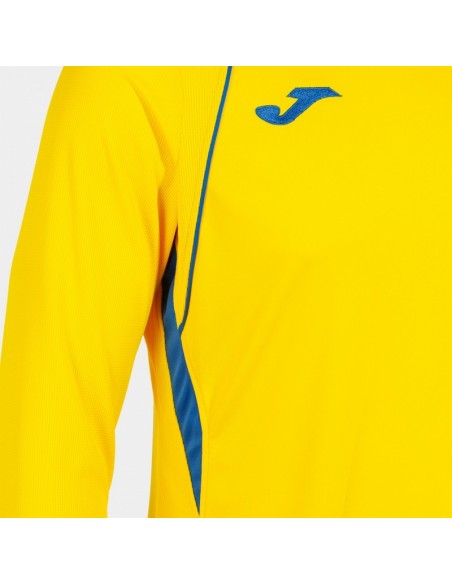 JOMA MAGLIA MANICA LUNGA CHAMPIONSHIP VII AZZURRO GIALLO