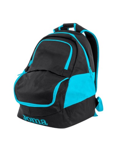 ZAINO DIAMOND II NERO TURCHESE FLUO