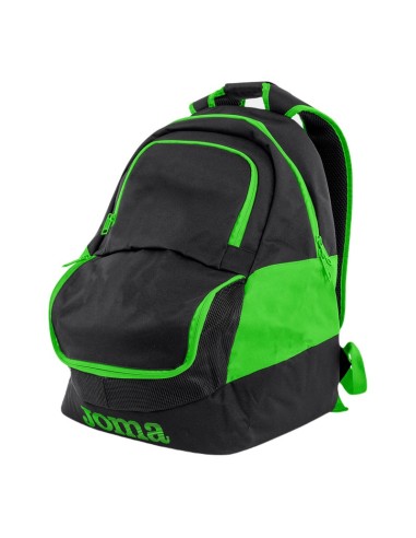 ZAINO DIAMOND II NERO VERDE FLUO
