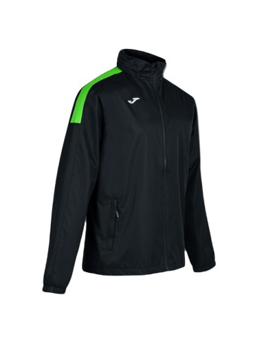 JOMA IMPERMEABILE TRIVOR NERO VERDE FLUO
