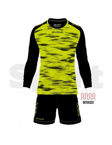 KIT PORTIERE DIFESA GIALLO FLUO/NERO