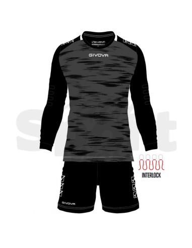 KIT PORTIERE DIFESA GRIGIO SCURO/NERO