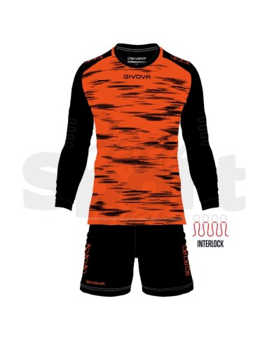 KIT PORTIERE DIFESA ARANCIO FLUO/NERO