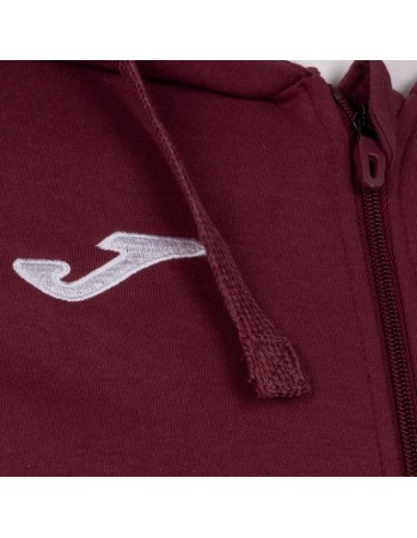 JOMA FELPA CON CAPPUCCIO CAMPUS III GRANATA