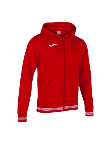 JOMA FELPA CON CAPPUCCIO CAMPUS III ROSSO
