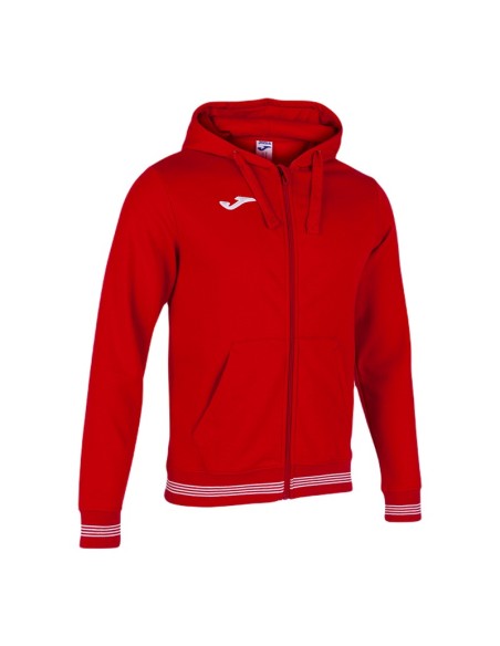 JOMA FELPA CON CAPPUCCIO CAMPUS III ROSSO