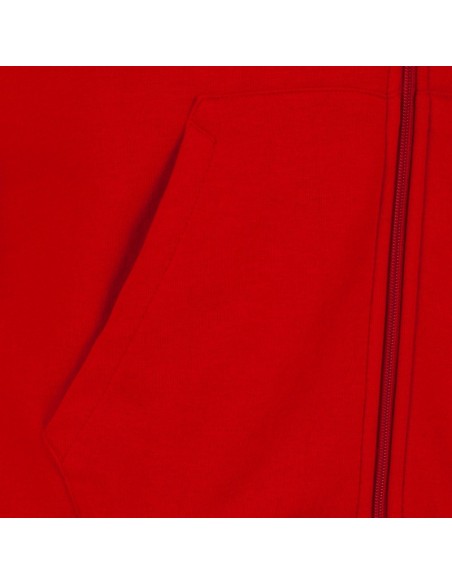 JOMA FELPA CON CAPPUCCIO CAMPUS III ROSSO