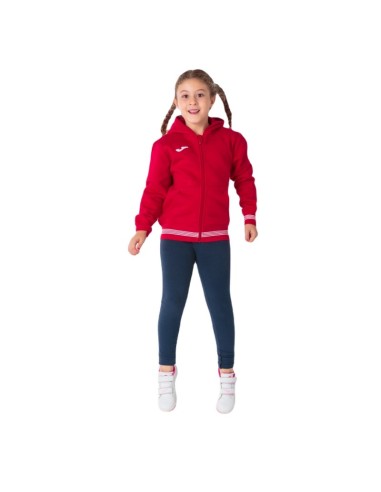 JOMA FELPA CON CAPPUCCIO CAMPUS III ROSSO