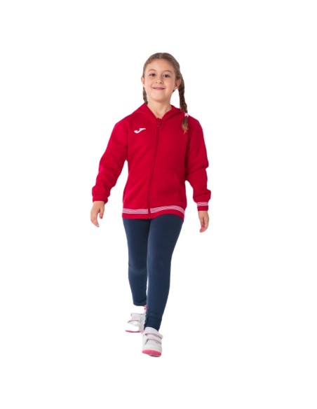 JOMA FELPA CON CAPPUCCIO CAMPUS III ROSSO