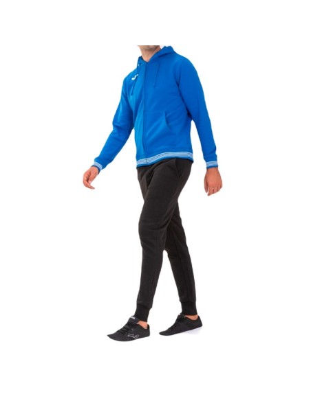 JOMA FELPA CON CAPPUCCIO CAMPUS III AZZURRO