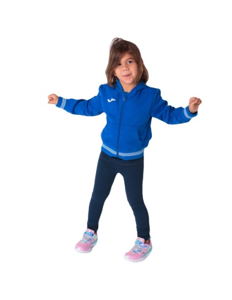 JOMA FELPA CON CAPPUCCIO CAMPUS III AZZURRO
