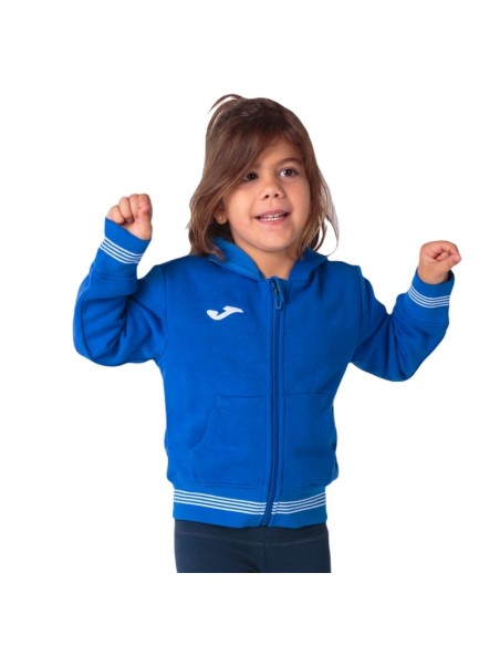 JOMA FELPA CON CAPPUCCIO CAMPUS III AZZURRO