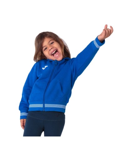 JOMA FELPA CON CAPPUCCIO CAMPUS III AZZURRO