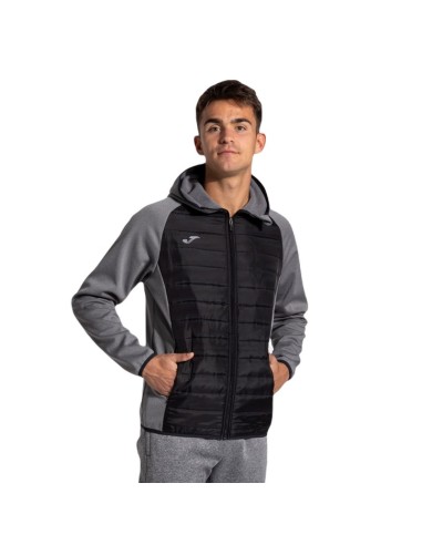 JOMA SOFT SHELL BERNA III NERO GRIGIO MELANGE