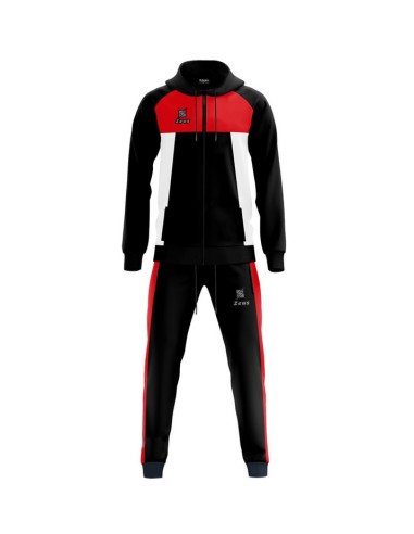 ZEUS TUTA CAPUA NERO ROSSO