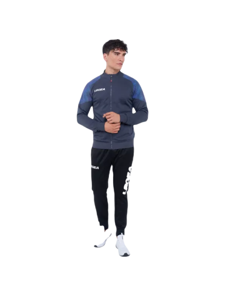 LEGEA TUTA SPORTIVA MANILA GRIGIO SCURO TURCHESE NERO