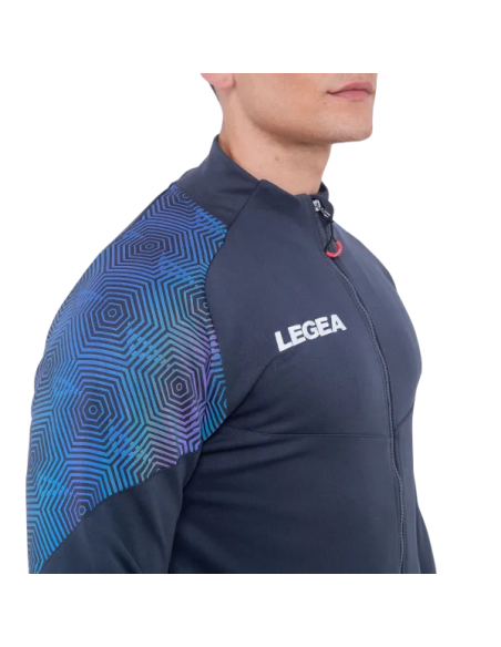 LEGEA TUTA SPORTIVA MANILA GRIGIO SCURO TURCHESE NERO