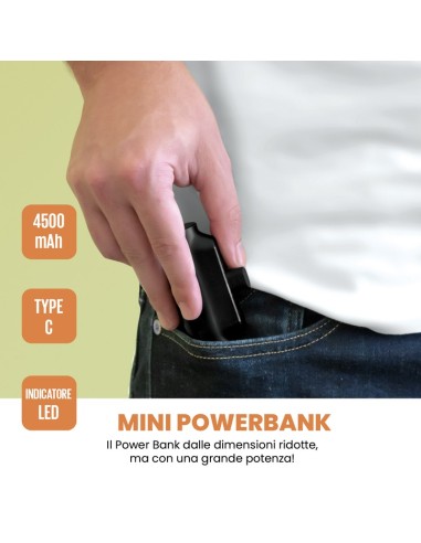 TECHMADE POWERBANK 4500MAH UFFICIALE JUVE...