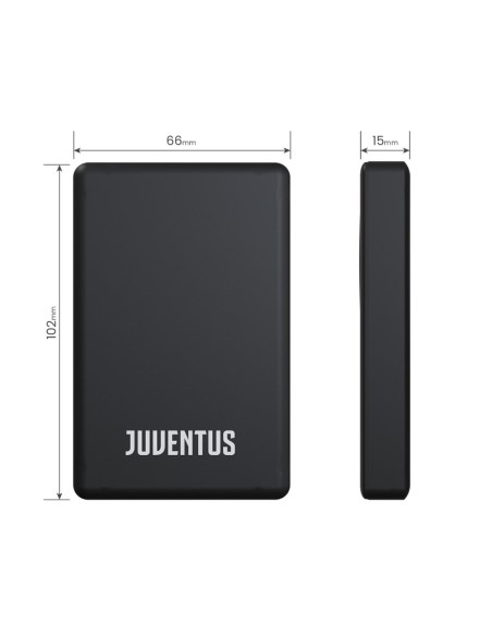 TECHMADE POWERBANK SLIM 7.9MM WIRELESS MAGNETICO 5000mah JUVE