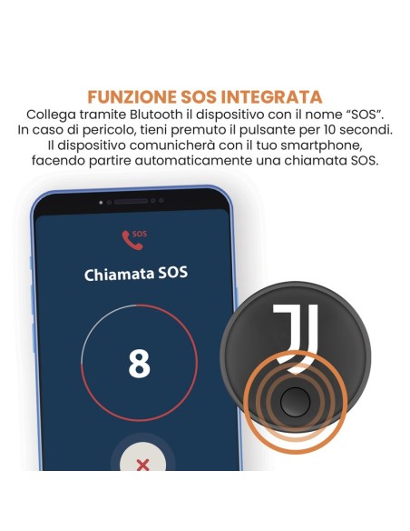 TECHMADE TRACKER TM-BL005S-JUVENTUS TECH FIND