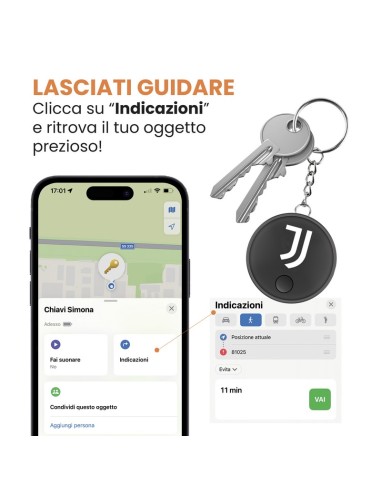 TECHMADE TRACKER TM-BL005S-JUVENTUS TECH FIND