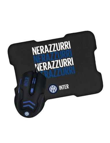 TECHMADE MOUSE USB CON MOUSEPAD UFFICIALE INTER