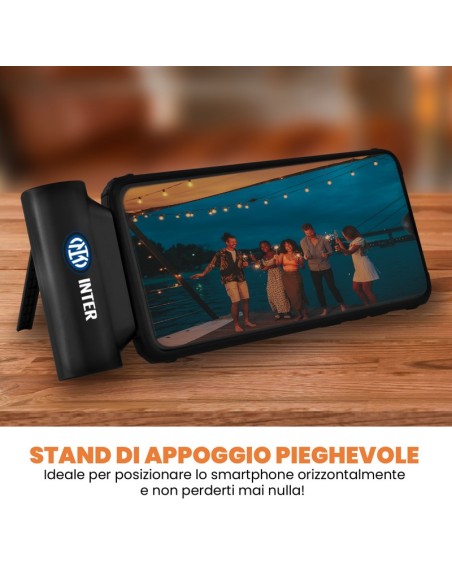 TECHMADE POWERBANK 4500MAH UFFICIALE INTER TYPE-C CON STAND